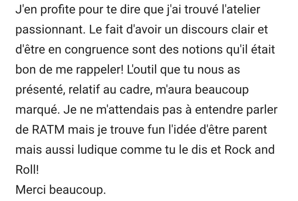 retour atelier émotions